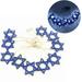 Hexagram Magen Star LED String Light 3 M Hanukkah Decor Battery Powered 10 LEDs DIY 1.65m With Remote Control