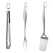 1 Set Outdoor Portable Grilling Spatula Fork Clamp BBQ Cookware Kitchen Supplies