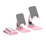 Desktop Foldable Phone Stand Height Adjustable Phone Stand Portable Phone Stand Desktop Base Compatible with Iphone for 4 ~12.9 Inch Phones and Tablets
