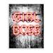 Stupell Industries Fashion Designer Girl Boss Neon Light Watercolor Wall Plaque by Amanda Greenwood