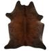 64CP 8 Ft X 6.5 Ft Hair On Leather Cowhide From Brazil Skin Rug Carpet Hilason