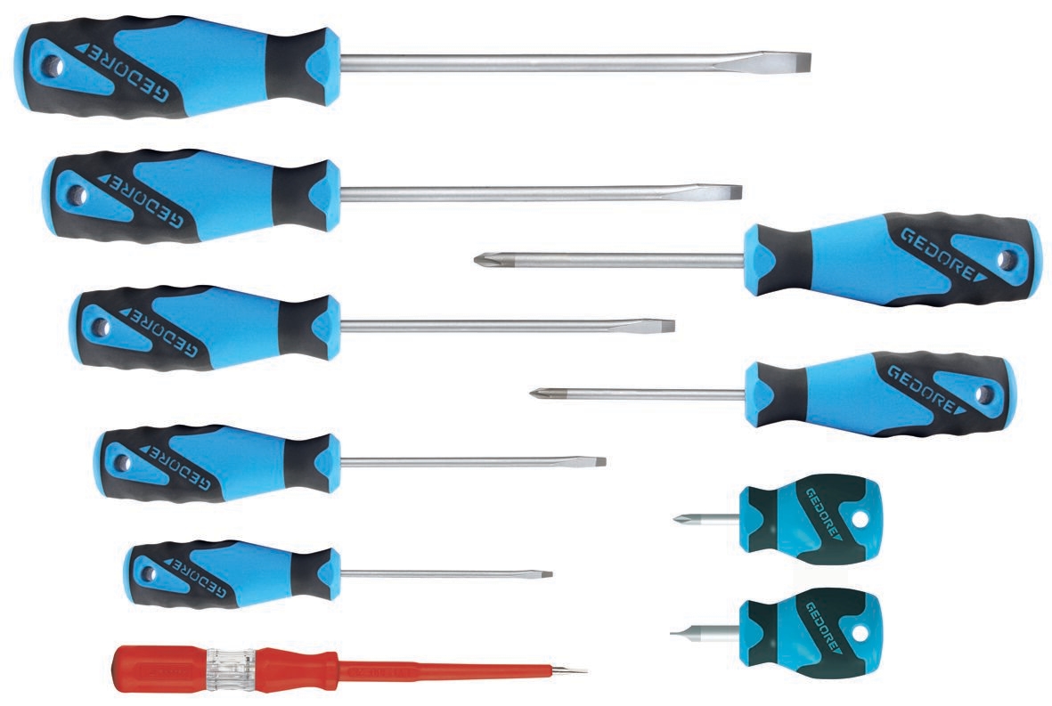 GEDORE 3K-Schraubendreher-Satz 10-teilig IS 3-8 PH 1-2, 2150-2160 PH-010 Image