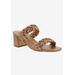 Wide Width Women's Fuss Slide Sandal by Bellini in Rose Gold Smooth (Size 11 W)