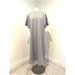 Athleta Dresses | Athleta Women's Large Gray "Sedona" Extreme Side Slits Ss Sweatshirt Dress | Color: Gray | Size: L