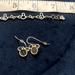 Disney Accessories | Disney 925 Silver & Rhinestone Mickey Mouse 7 Inch Bracelet And Mickey Earrings. | Color: Silver | Size: Osg