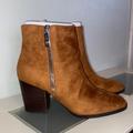 Nine West Shoes | Nine West Neva2 Women's Ankle Boots Brown Faux Suede-Women’s Size 8.5-Nwob | Color: Brown | Size: 8.5