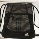 Adidas Other | Adidas String Backpack | Color: Black/Gray | Size: Os