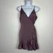 Free People Dresses | Free People Intimately All My Love Shine Purple Wrap Dress Small | Color: Purple | Size: S