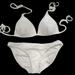 Polo By Ralph Lauren Swim | Nwot Polo Ralph Lauren White Crochet Bikini Top And Bottom Size Us Medium. | Color: White | Size: M