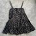 Zara Dresses | Nwot Zara Women’s Babydoll Sequins Polkadot Dress Xs/S | Color: Black/White | Size: Xs