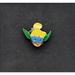 Disney Accessories | Disney Tinker Bell Le 250 Mardi Gras Mask Jewel Pin On Pin 2007 Tinkerbell | Color: Green/Yellow | Size: Os