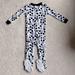 Disney Pajamas | 24month Disney Mickey Faces White & Black Zip Up Long Sleeve Pajama, Never Worn | Color: Black/White | Size: 24mb