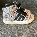 Adidas Shoes | Boys Adidas High Top Sneakers | Color: Black/Gray | Size: 11.5b