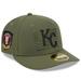 Men's New Era Green Kansas City Royals 2023 Armed Forces Day Low Profile 59FIFTY Fitted Hat