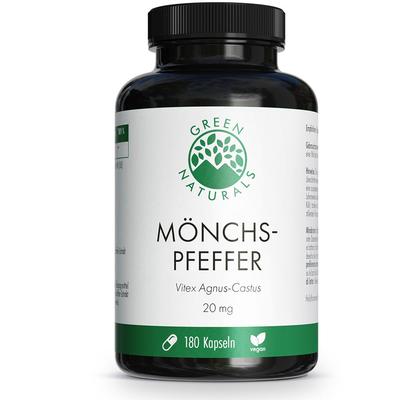 Green Naturals Mönchspfeffer 20mg hochdosiert Kps. 180 St Kapseln Image
