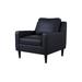 Porter Designs Lazio High Quality Leather Chair, Black - Porter Designs 02-204C-03-5990
