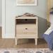 Sand & Stable™ Harrison 1 - Drawer Nightstand in Pacific Maple Wood in Brown/White | 25.32 H x 21.65 W x 19.29 D in | Wayfair