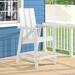 Millwood Pines Aeralyn Adirondack Chair Plastic/Resin in White | 48.4 H x 29 W x 31.1 D in | Wayfair 38FD6BE18B3B431885B7E356E2A87716