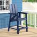 Millwood Pines Aeralyn Adirondack Chair Plastic/Resin in Blue | 48.4 H x 29 W x 31.1 D in | Wayfair 0D95D48B6CC84F6EAC1A8A788AA1DAFA