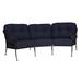 Woodard Derby 103" Wide Patio Sofa w/ Cushions Metal in Gray | Wayfair 4T0064-72-08Y