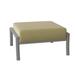 Woodard Fremont Outdoor Ottoman w/ Cushion Metal in Brown | 14.8 H x 28.25 W x 25.8 D in | Wayfair 9U0486-72-01Y