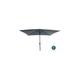 Essenciel Green - Parasol Rectangulaire Inclinable Gris Anthracite 2x3M Aluminium et Polyester