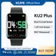 KUMI-KU2 Plus Smartwatch pour Homme Écran Incurvé Touriste Fitness Moniteur de Fréquence