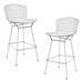 Bertoia Counter Stool (26") Set of 2 - 39"H (SH 26") x 20.5"W x 23"D