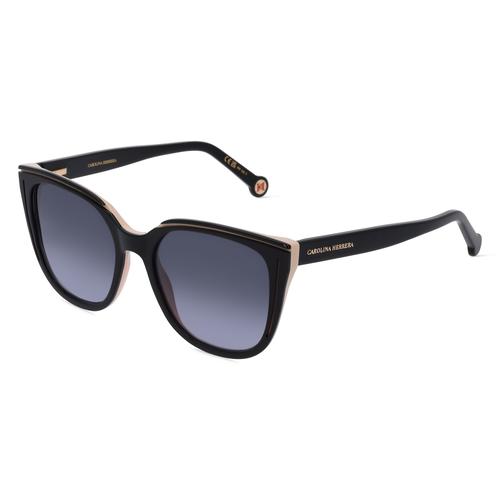 Carolina Herrera 0144/S Damen-Sonnenbrille Vollrand Butterfly Acetat-Gestell, schwarz