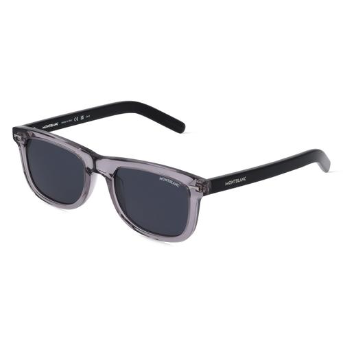 Montblanc MB0260S Herren-Sonnenbrille Vollrand Eckig Recycelt-Gestell, grau