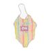 Jessica Simpson One Piece Swimsuit: White Stripes Sporting & Activewear - Kids Girl's Size 4