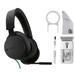 Microsoft Xbox Stereo Headset Black With Cleaning Kit Bolt Axtion Bundle Used