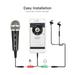 MIXFEER Video Microphone Kit with Mini Microphone Tripod Shock Mount Filter Windshield Adapter Cable 3.5mm Plug
