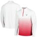 Men's Levelwear White TOUR Championship Beam Quarter-Zip Jacket