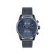 Boss Hugo by Hugo Black Men's Quartz Watch with Stainless Steel Strap, Blue, 22 (Model: 1513836), Blue, Quartz Watch