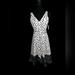 Nine West Dresses | Nine West - Black/Petal White Large Polka Dot Cotton Dress - Size 6 | Color: Black/White | Size: 6