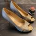 Kate Spade Shoes | Kate Spade | Gold Glitter Peep Toe Luxury Stiletto Heels Women’s 9 | Color: Gold | Size: 9