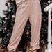 Anthropologie Pants & Jumpsuits | Anthropologie Melora Rose Gold Metallic Joggers Size Small | Color: Pink | Size: S