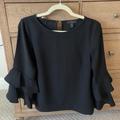 J. Crew Tops | Black J Crew Blouse | Color: Black | Size: 6