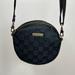 Gucci Bags | Gucci Gg Round Monogram Crossbody | Color: Black/Gold | Size: Os