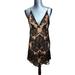 Free People Dresses | Free People Night Shimmer Mini Dress, Size 4 | Color: Black/Tan | Size: 4