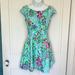 Lilly Pulitzer Dresses | Lilly Pulitzer Briella Dress In Southern Charm Pool Blue Holy Grail S Floral | Color: Blue/Pink | Size: S