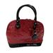 Disney Bags | Disney Loungefly Bowler Bag Minnie Loves Mickey Red Black With Tag | Color: Black/Red | Size: See Measurements In Photo