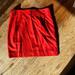 J. Crew Skirts | J. Crew Red Wool Scallop Trim Mini Skirt Size 2 | Color: Orange/Red | Size: 2