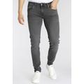 Slim-fit-Jeans PEPE JEANS "Hatch" Gr. 33, Länge 34, grau (grey) Herren Jeans Slim Fit