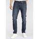 Slim-fit-Jeans PEPE JEANS "CANE" Gr. 34, Länge 34, blau (dark blue) Herren Jeans Slim Fit