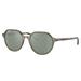 Ray-Ban RB2195 Thalia Sunglasses Transparent Green Frame Grey Mirror Lens 53 RB2195-66355C-53