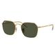 Ray-Ban RB3694 Jim Sunglasses Arista Frame Green Lens 55 RB3694-001-31-55