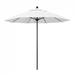 California Umbrella 9' Venture Series Patio Umbrella With Bronze Aluminum Pole Fiberglass Ribs Push Lift With Olefin White Fabric - California Umbrella ALTO908117-F04