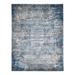 "Cairo Glenora Gray/Blue Polyester Blend Area Rug 7'10""x10'10"" - Amer Rug CRO77101010"
